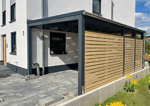 Die besten Pflanzen rund um den Carport
